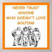 golf poster (Voorkant)