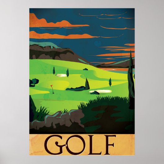 Golf Poster (Voorkant)