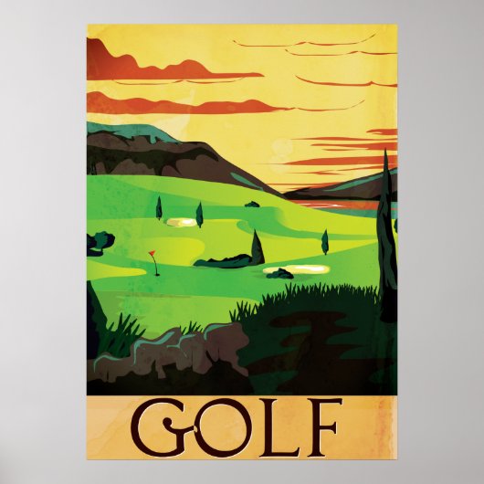Golf Poster (Voorkant)