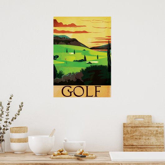 Golf Poster (Keuken)
