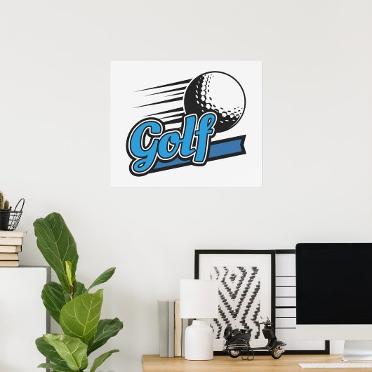 Golf Poster (Thuiskantoor)
