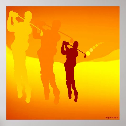 Golf Poster (Voorkant)