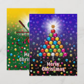 Golf Prettig Kerstmis-Vakantie Design Feestdagenkaart (Voorkant / Achterkant)