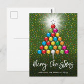 Golf Prettig Kerstmis-vakantie ontwerp Briefkaart (Voorkant / Achterkant)