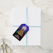 Golf Prettig Kerstmis-vakantie ontwerp Cadeaulabel (Met Touw)