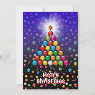 Golf Prettig Kerstmis-vakantie ontwerp Feestdagenkaart