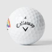 Golf Pride Maand Golf Regenboog Viering Golfballen (Logo)