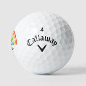 Golf Pride Maand Golf Regenboog Viering Golfballen (Logo)