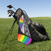 Golf Pride Maand Golf Regenboog Viering Golfhanddoek (Groen)