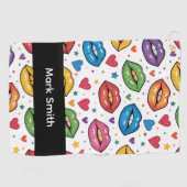 Golf Pride Maand Golf Regenboog Viering Golfhanddoek (Horizontaal)