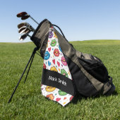 Golf Pride Maand Golf Regenboog Viering Golfhanddoek (Groen)
