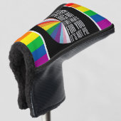 Golf Pride Maand Golf Regenboog Viering Golfheadcover (3/4 voorkant)