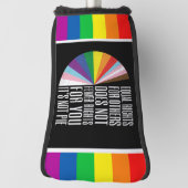 Golf Pride Maand Golf Regenboog Viering Golfheadcover (Draai 90)