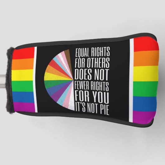 Golf Pride Maand Golf Regenboog Viering Golfheadcover (Voorkant)