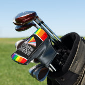Golf Pride Maand Golf Regenboog Viering Golfheadcover (Insitu)