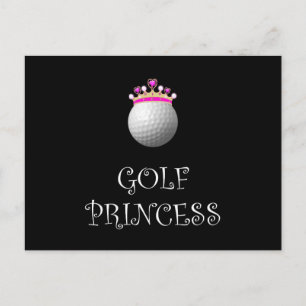Golf Princess Briefkaart
