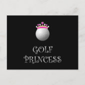 Golf Princess Briefkaart (Voorkant)