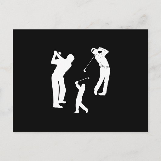 Golf Pro Briefkaart (Voorkant)