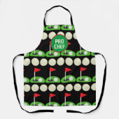 Golf Pro Chef All-over Print Apron aanpassen Schort (Voorkant)