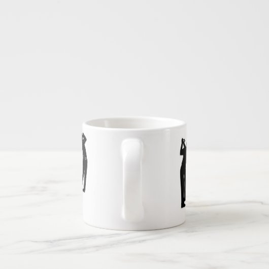 Golf Pro Espresso Kop (Achterkant)