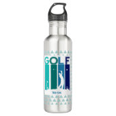 Golf Pro Gepersonaliseerd waterflesje Waterfles (Voorkant)