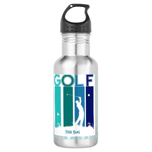 Golf Pro Gepersonaliseerd waterflesje Waterfles (Voorkant)