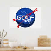 Golf Pro Poster (Keuken)