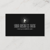 Golf Pro Professional Classy Dark Visitekaartje (Voorkant)