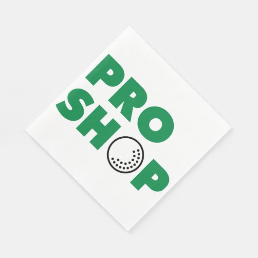 Golf Pro Shop Sign Papieren servetten (Hoek)