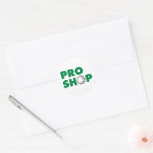 Golf Pro Shop Sign Stickers