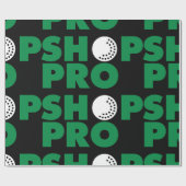 Golf Pro Winkel Sign Wrapping Papier (Vlak)