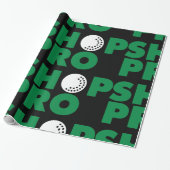 Golf Pro Winkel Sign Wrapping Papier (Uitgerold)
