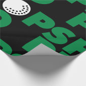 Golf Pro Winkel Sign Wrapping Papier