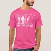 Golf Problem Solved Funny Golfers Shirt (Voorkant)