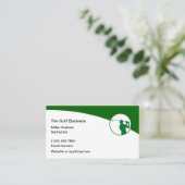 Golf Professional Moderne Visitekaartjes (Staand voorkant)