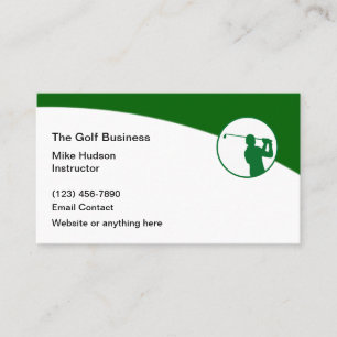 Golf Professional Moderne Visitekaartjes
