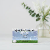 Golf Professionals Visitekaartje (Staand voorkant)