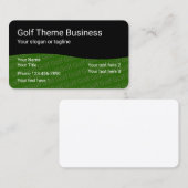 Golf Professioneel Visitekaartjes (Voorkant / Achterkant)