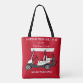 Golf Pub Golf Cart Beer & Snacks Wilde Verhalen Tote Bag (Achterkant)