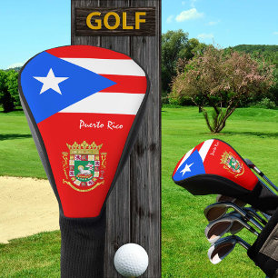 Golf Puerto Rico, golfclubs, Puerto Ricaanse vlag Golfheadcover