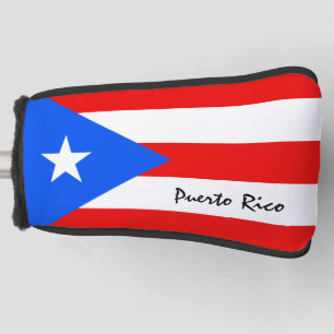 Golf Puerto Rico & Puerto Ricaanse vlag / golfclub Golfheadcover