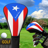 Golf Puerto Rico & Puerto Ricaanse vlag / golfclub Golfheadcover