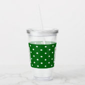 Golf Pug Golf (zwart) Cute Dog Funny Acryl Drinkbeker (Links)