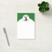 Golf Pug Golf (zwart) Cute Dog Funny Post-it® Notes (Kantoor)