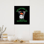 Golf pun Dark BG Poster (Keuken)