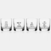 Golf Pun Rocks Glas Set (Voorkant)