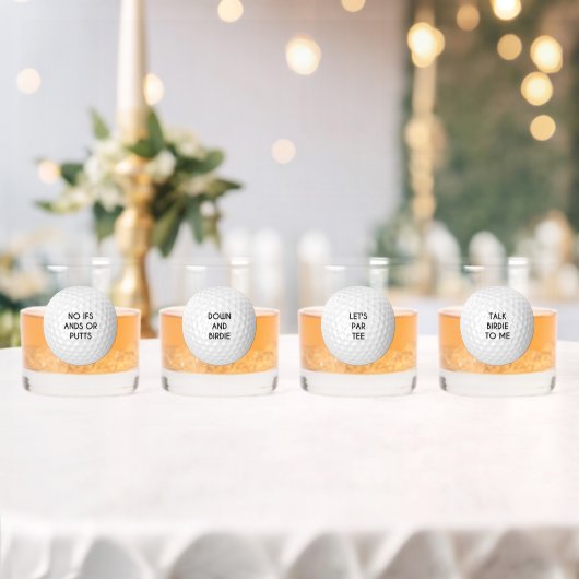 Golf Puns Thema Whisky Glas (Insitu (Huwelijk))
