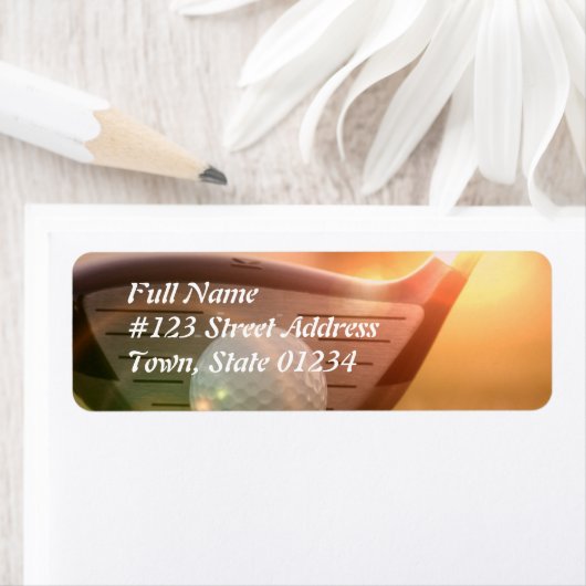 Golf Puter Mailing Label (Insitu)
