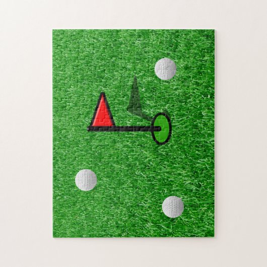 Golf Putt Legpuzzel (Verticaal)