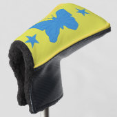 Golf Putter Cover with Flag of Bady Bassit, Brazil (3/4 voorkant)